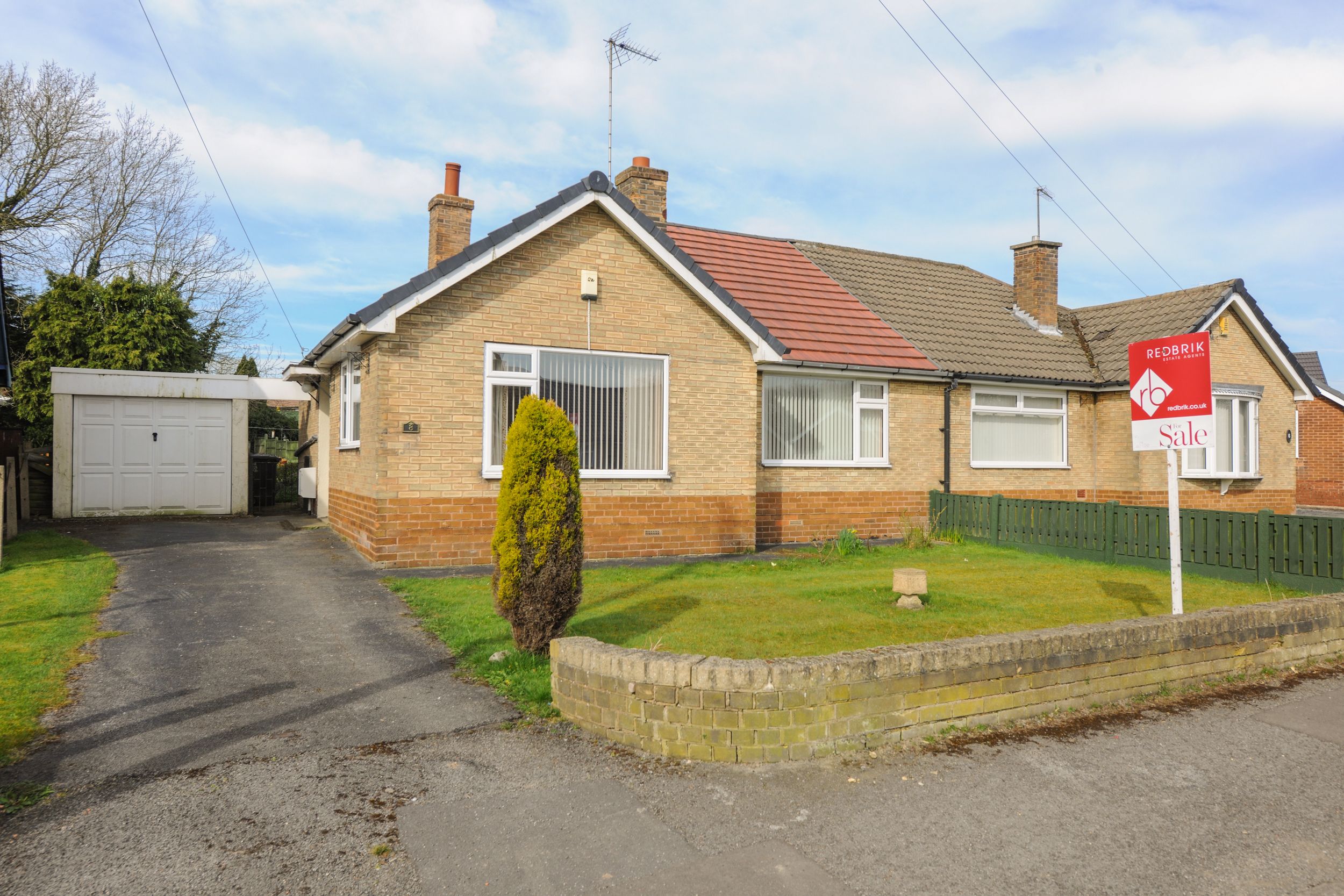 2 bedroom semidetached bungalow for sale, Winster Close, Old Tupton