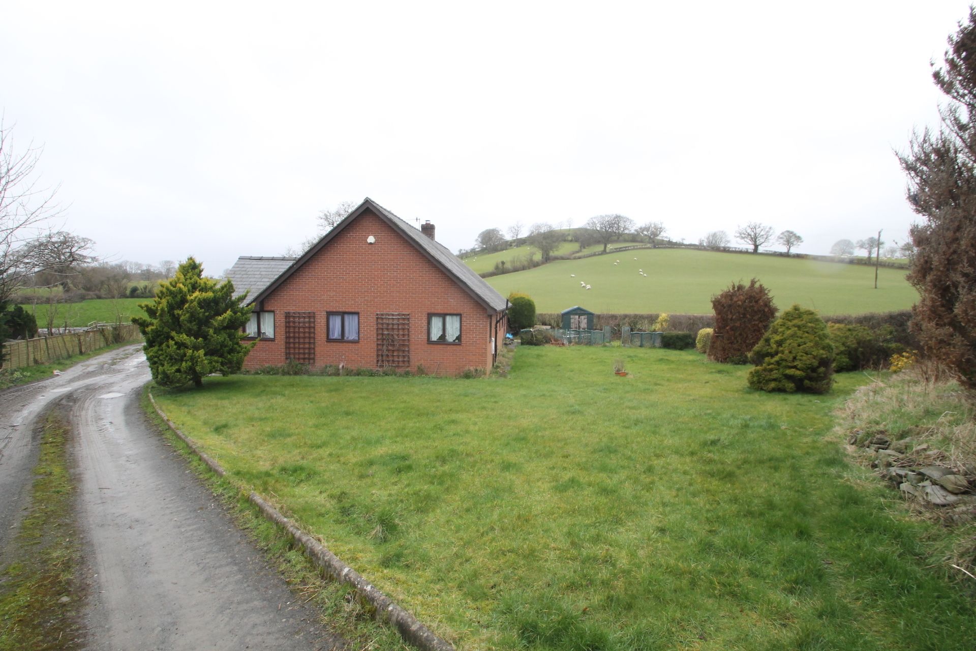 3 bedroom detached bungalow for sale, Llansantffraid, Powys