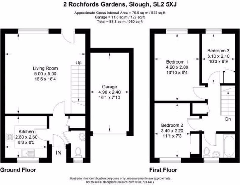 3 bedroom detached house for sale, Rochfords Gardens, Slough, SL2 5XJ
